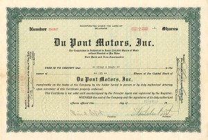 Du Pont Motors, Inc.